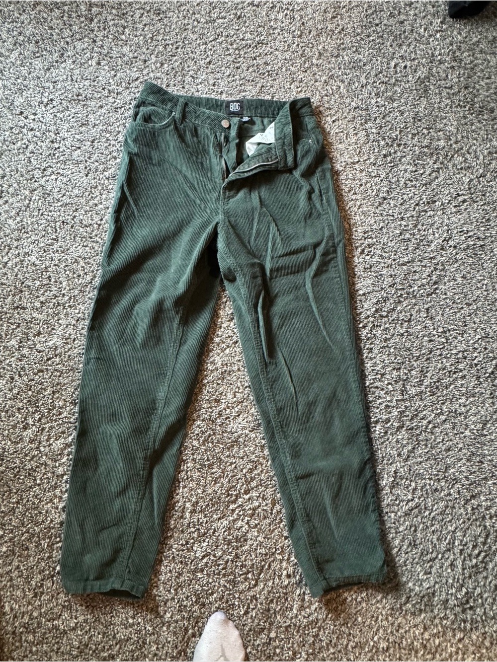 Green Corduroy women’s Pants